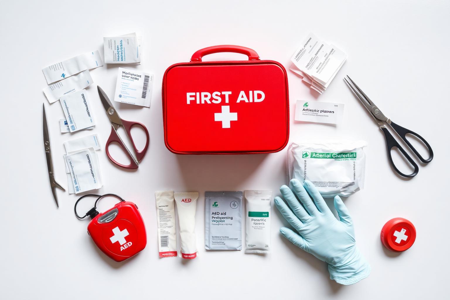 First aid supplies and equipment